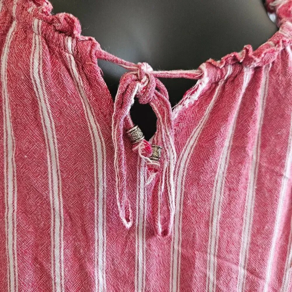 Angie Striped Midi Dress